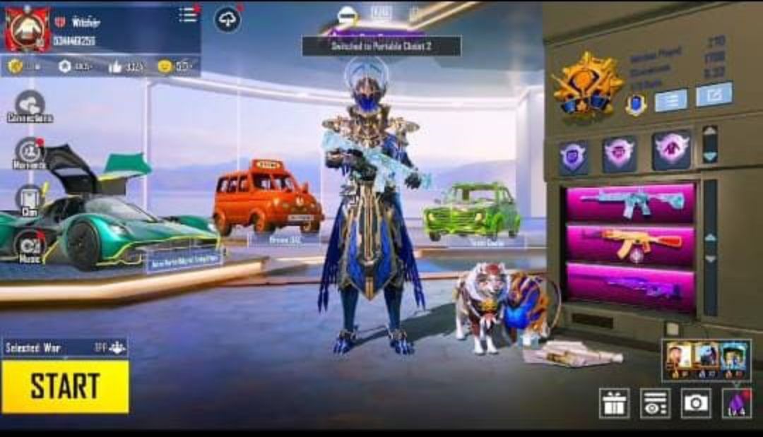 MYTHIC FASHION PUBG MOBILE ACCOUNT GLOBAL VERSION 